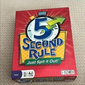 “Patch- 5 Second Rule card game”